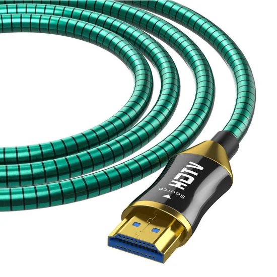 Cabo HDMI óptico ativo Aoc com jaqueta de armadura 4K/60Hz 10m 30m 50m 100m 200m 300m